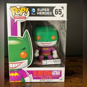 Funko Pop! Heroes: DC Comics - The Joker Batman-Batman #65 Loot Crate Exclusive